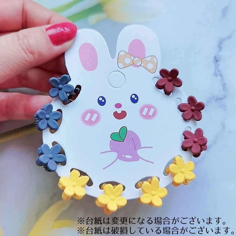 送料無料 ヘアクリップ バンスクリップ 10個セット キッズ 女の子 ヘアアクセサリ...
