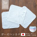 送料無料 ガーゼハンカチ ダブルガーゼ 3枚セット 大判 綿100% 日本製 ハンドメイド 入学準備 出産準備 よだれ拭き 沐浴ガーゼ 沐浴布 赤ちゃん ベビー...