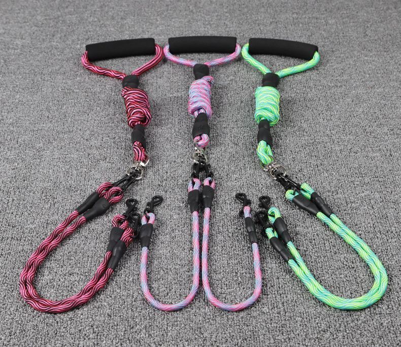 送料無料 リード ダブルリード 犬 いぬ イヌ 小型犬 中型犬 ペット用品 ペットグッ...