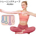 送料無料 トレーニングチューブ ゴムバンド ゴムチューブ フィットネス...(4)