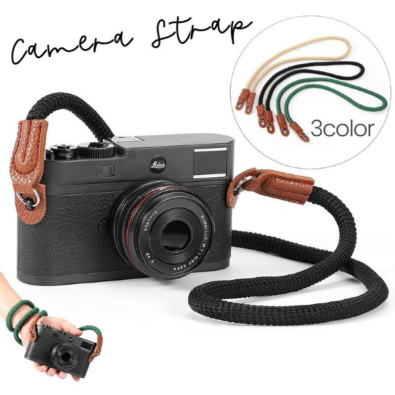送料無料 カメラストラップ ハンドストラップ ネックストラップ レディース メンズ ユニセックス 女性 男性 男女兼用 カメラ関連グッズ 落下防止 紛失防止 紐...