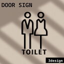 送料無料 ドアサイン サインプレート ピクトサイン ルームサイン トイレ TOILET 男性 女性 おしゃれ ブラック 黒 DIY