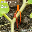 送料無料 園芸クリップ 100個セット フォーク 植物 茎 蔓 つる 固定 誘引 留める 地面 土 ガーデニング用品 農業 苺 イチゴ スイカ サツマイモ 簡単...