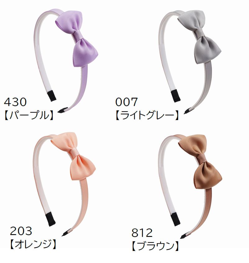 dolcissimoの送料無料 カチューシャ リボン付き キッズ 子供用 女の子 ヘアアクセサリー 髪飾り 髪留め ヘアアレンジ 可愛い おしゃれ カラバリ豊富 お出掛け 女子 こども用｜アングル3