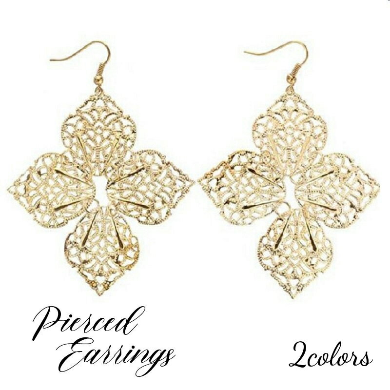 送料無料 ピアス リーフ 葉っぱ ゴールドカラー フックピアス レディース アクセサリー おしゃれ 揺れる シンプル エレガント