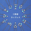 送料無料 12星座ネックレス レディース アクセサリー 星座 ペンダント シルバーカラー おしゃれ かわいい 上品 誕生日 プレゼント ギフト 記念日