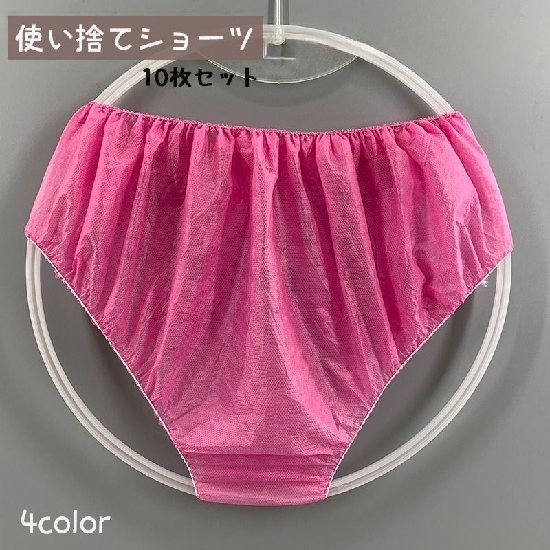 送料無料 使い捨てショーツ 10枚セット レディース ペーパーショーツ 使い捨てパンツ 下着 ショーツ 使い捨て インナー 不織布 紙 入院 携帯 防災 非常用