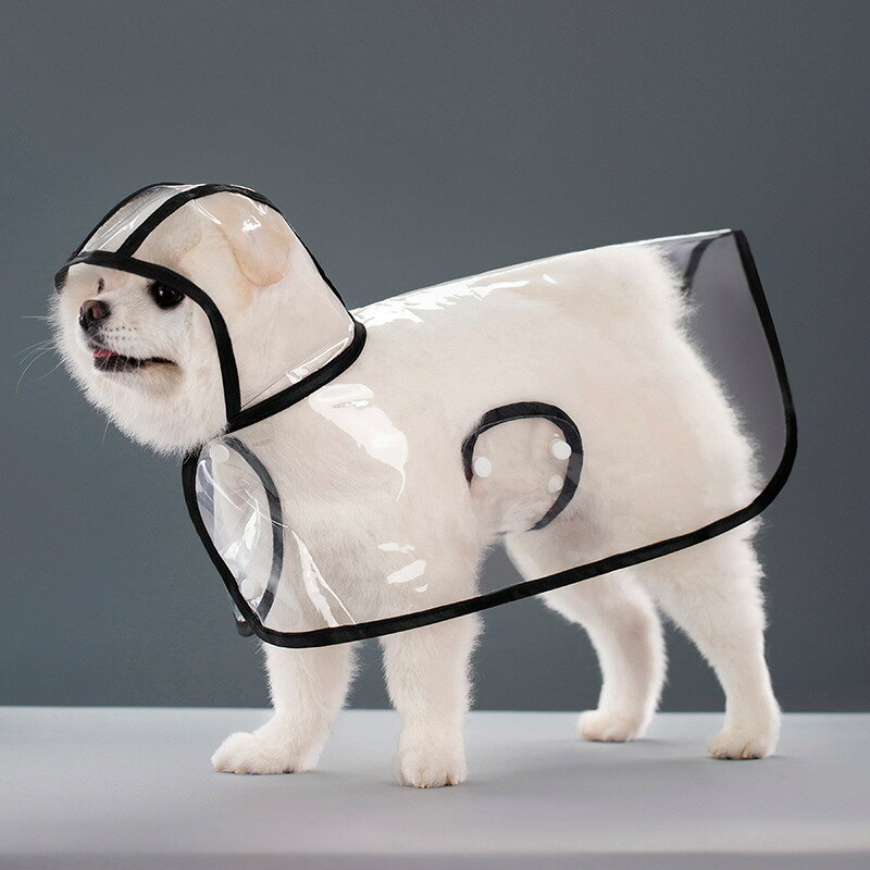 送料無料 ペット用 レインコート ポンチョ型 犬用 小型犬 中型犬 雨具 フード付き ...