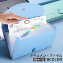 送料無料 ドキュメントファイル ファイルケース 書類ケース B6 13ポケット インデックス付き 文具 事務用品 蛇腹 じゃばら 防水 伝票整理 領収証 レシート 書類 資料 持ち運び クリアポケット 収納 便利 整理整頓