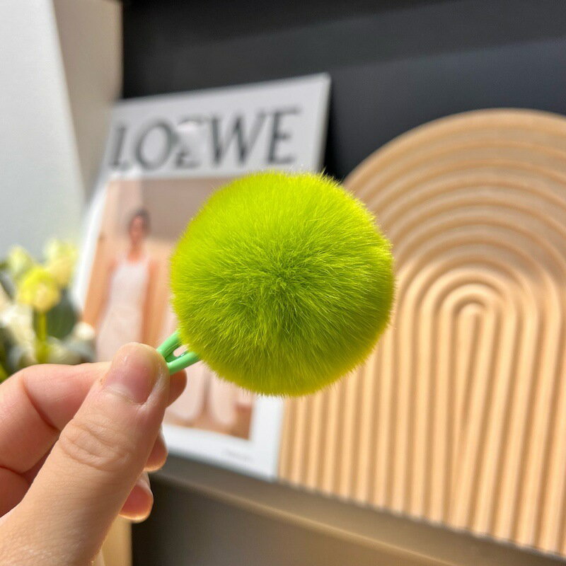送料無料 パッチンピン キッズ ジュニア ヘアアクセサリー ヘアピン ラビットファー ふわふわ かわいい おしゃれ キュート カラバリ豊富 存在感 女の子 女子 子供用 3