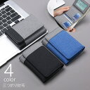 送料無料 財布 三つ折り ミニ財布 お財布 ウォレット カード収納 カード入れ お札入れ スナップボタン メンズ 男性 カードケース コンパクト ツートンカラー...