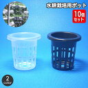 送料無料 水耕栽培ポット 同色10個セット 育苗ポット 水耕栽培 苗 メッシュ 植物 花 野菜 育成 吸水栽培 園芸 室内 発芽 ガーデニング 半透明 クリア ...