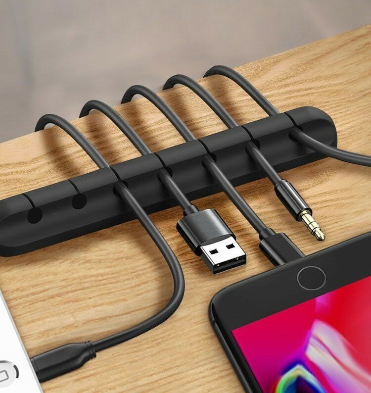 送料無料 ケーブルホルダー ケーブルクリップ ケーブルオーガナイザー 配線整理 粘着テープ付き すっきり まとめる 絡まない コード 充電ケーブル 整理整頓 貼り付け 簡単取り付け デスク周り パソコン周辺 オフィス ビジネス リモートワーク