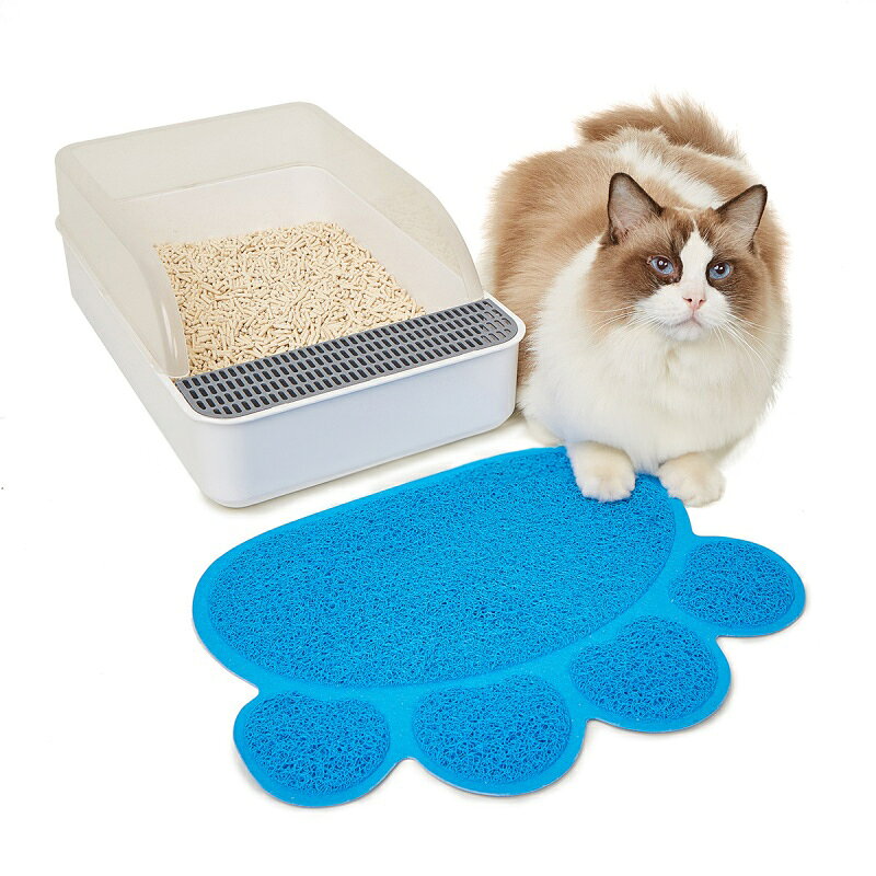 送料無料 砂取りマット ペット用品 猫砂マット 猫用 ネコ トイレ 砂 パッド フット...