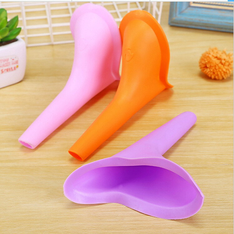 送料無料 簡易トイレ 立ち小便器 女性専用 携帯トイレ 同色2個セット シリコン 避難生活用品 防災 災害 緊急 アウトドア 登山 ハイキング キャンプ 旅行 渋滞時 妊婦 介護 kobe-s-10121120 dolcissimo サンプル画像2