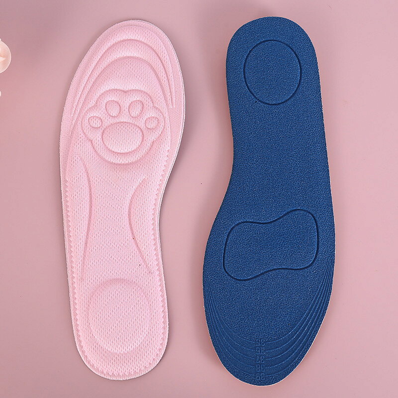 dolcissimoの送料無料 インソール 中敷き レディース ジュニア キッズ 女の子 子供 クッション 衝撃吸収 吸汗 防臭 通気性 猫足 肉球 かわいい カット可能｜アングル3