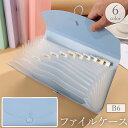 送料無料 ファイルケース ドキュメントファイル B6 13ポケット 書類入れ 蛇腹 収納 保管 整理 資料 伝票 領収証 レシート マルチケース 文具