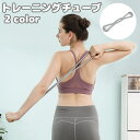 送料無料 トレーニングチューブ エクササイズ フィットネス 八の字 8の字 筋トレ トレーニングゴムバンド 伸縮性 体幹 ストレッチチューブ ヨガ 室内