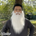 送料無料 つけヒゲ ひげ 髭 コスチューム 仮装用 クリスマス サンタクロース 老人 小人 ハロウィン パーティー イベント コスプレ用品 変装 おもちゃ おもしろい