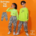 送料無料 スウェット ロングパンツ 長ズボン キッズ ジュニア 子供服 ボトムス ゼブラ柄 シマウマ柄 ウエストゴム イージーパンツ