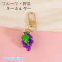 送料無料 フルーツ 野菜 キーホルダー 食品サンプル バッグチャーム キーリング バッグ小物 果物 ハンドメイド かわいい マンゴー ぶどう かぼちゃ バリエーション豊富