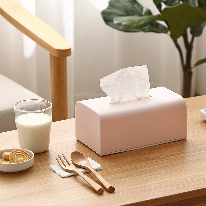 dolcissimoの送料無料 ティッシュケース ティッシュボックス 卓上 置き型 プラスチック ペーパーケース シンプル 無地 おしゃれ かわいい インテリア テーブル 寝室 デスク リビング｜アングル3