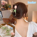 送料無料 ヘアクリップ バンズクリップ レディース 女性 婦人 ヘアアクセサリー ヘアアレンジ まとめ髪 髪留め 髪飾り 簡単 チューリップ 花 アクセント かわいい