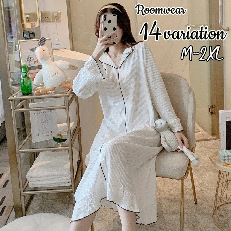 送料無料 ルームウェア パジャマ ワンピース ネグリジェ 部屋着 レディース 婦人用 ナイトウェア  ...