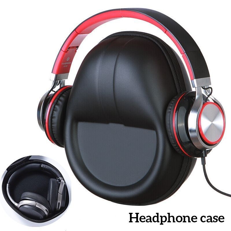 送料無料 ヘッドホンケース ヘッドホン収納 収納ポーチ ファスナー 防水 持ち運び 携帯 汚れ防止 傷防..