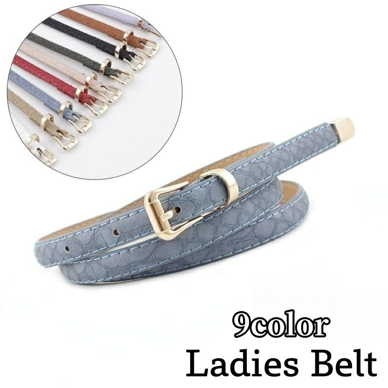 무료 배송 벨트 얇은 벨트 가늘게 얇은 가짜 가죽 가죽 톤 여성 여성 심플 악센트 세련된 귀여운 허리 마크 패션 소품