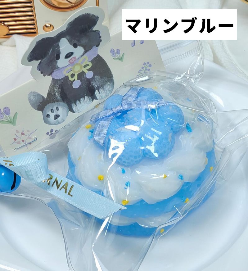 送料無料 キーホルダー キーリング バッグチャーム スクイーズ スクイージー ジップ袋入り チェーン付き ケーキ型 ケーキ風 リボン付き ふわふわ ぷにぷに やわらかい ソフト プレゼント お揃い 小学生 女子 女の子 かわいい キュート お洒落 ファッション小物 kobe-s-10145280 dolcissimo サンプル画像2