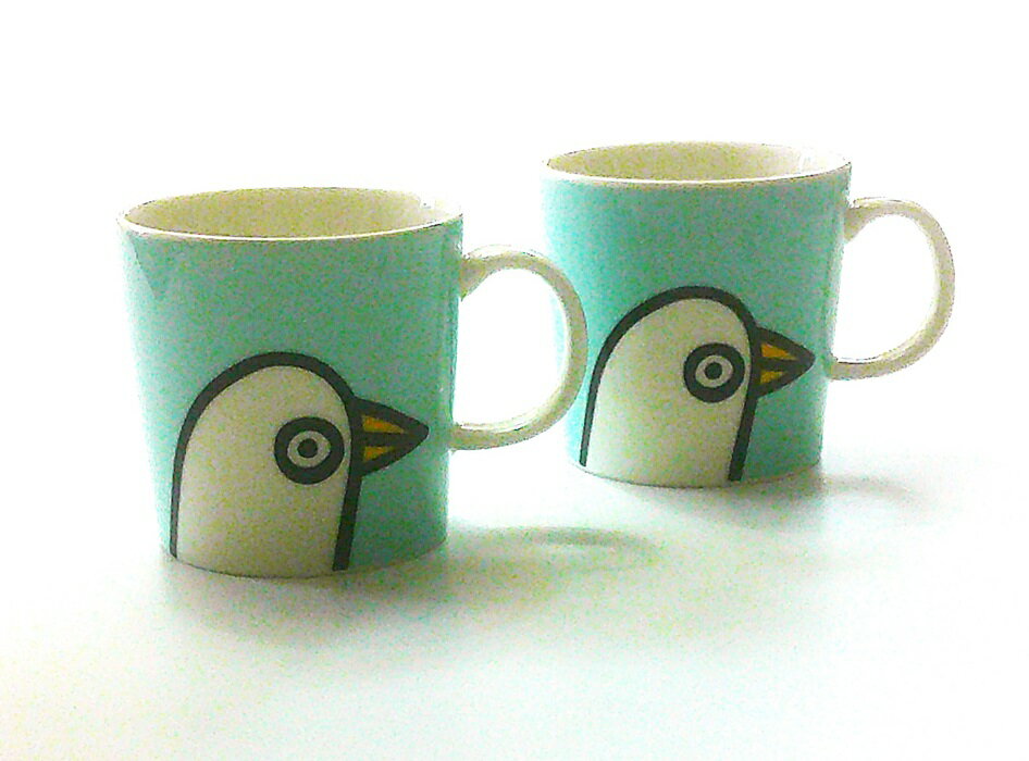 樂天商城 - ブランドロゴ入りボックス付属　イッタラ iittala マグ 300ml オイバ トイッカ バーディー ミント iittala Oiva Toikka Birdie ペア【御結婚御祝・内祝・新築御祝・還暦御祝・御礼・寿・ギフト包装可能】