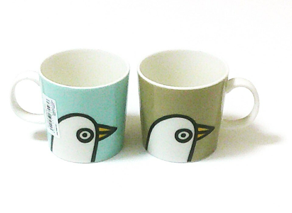 ブランドロゴ入りボックス付属　イッタラ iittala マグ 300ml オイバ トイッカ バーディー (ミント ,リ..