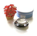 ウェッジウッドWEDGWOOD ワンダーラストWonderlust ミッドナイトクレーン ティーカップ&ソーサー (※カップ&ソーサー、メッセージカード、ギフト...