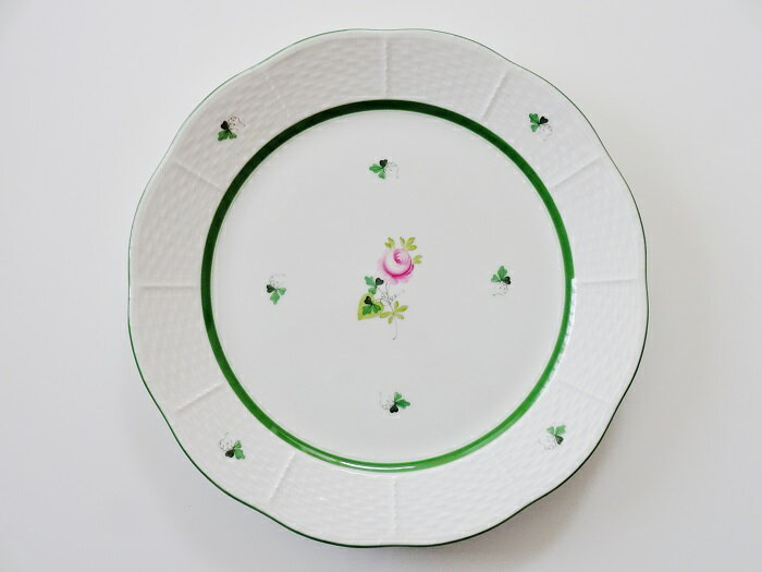 ヘレンド HEREND ウィーンのバラ プレート25センチVRH524