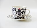 イッタラ タイカ Taika カプチーノカップ&ソーサー ブラック