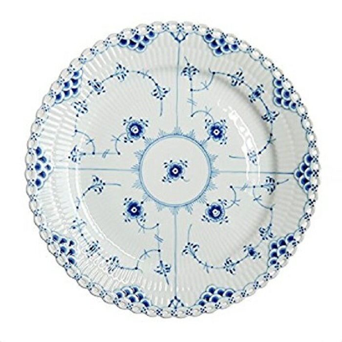 Rakuten - ロイヤルコペンハーゲンROYAL COPENHAGEN ブルーフルーテッド　フルレース プレート フラット 25cm 103-625【御結婚御祝・内祝・新築御祝・還暦御祝・御礼・寿・ギフト包装可能】