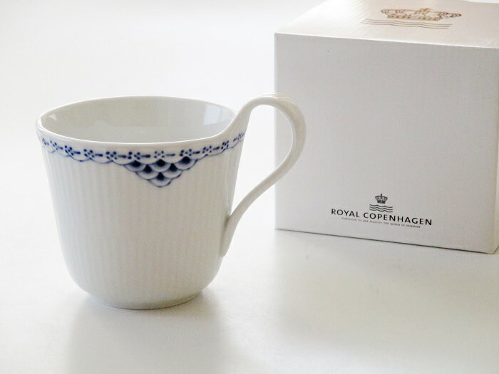 ロイヤルコペンハーゲンROYAL COPENHAGEN プリンセスブルー　ハイハンドルマグ090【御結婚御祝・内祝・新築御祝・還暦御祝・御礼・寿・ギフト包装可能】