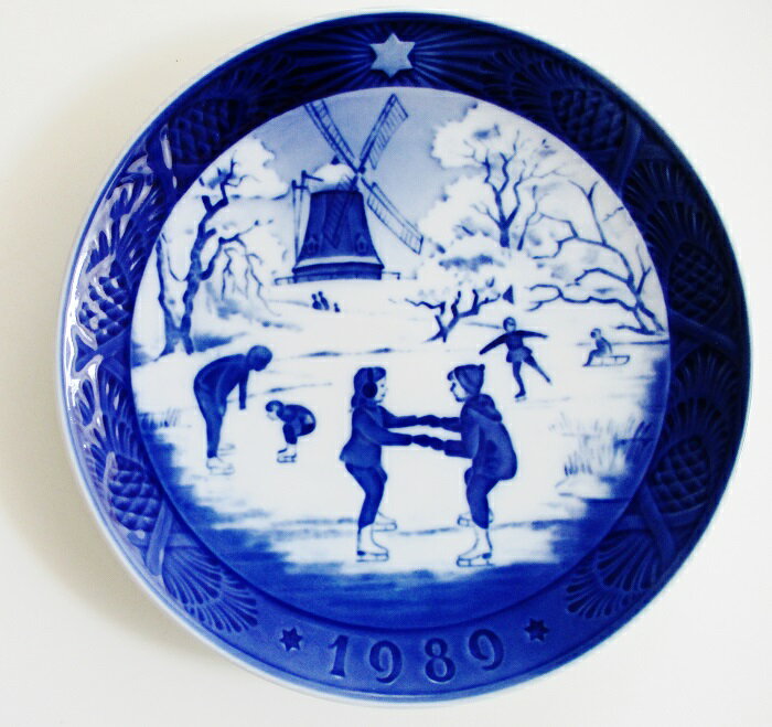 樂天商城 - ロイヤルコペンハーゲンROYAL COPENHAGEN イヤーズプレート 1989年