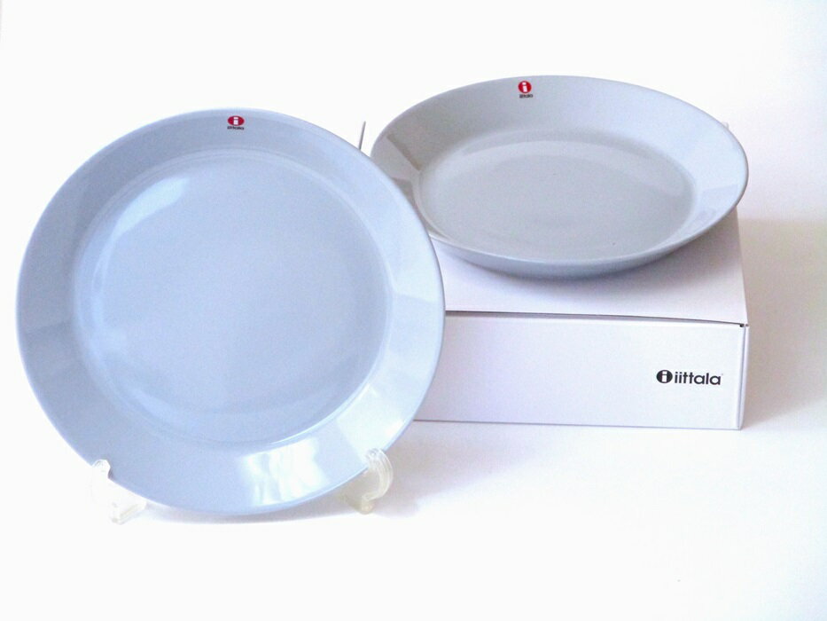 樂天商城 - ブランドロゴ入りボックス付属　イッタラiittala　ティーマ　プレート21センチ　ペア　パールグレイ【御結婚御祝・内祝・新築御祝・還暦御祝・御礼・寿・ギフト包装可能】