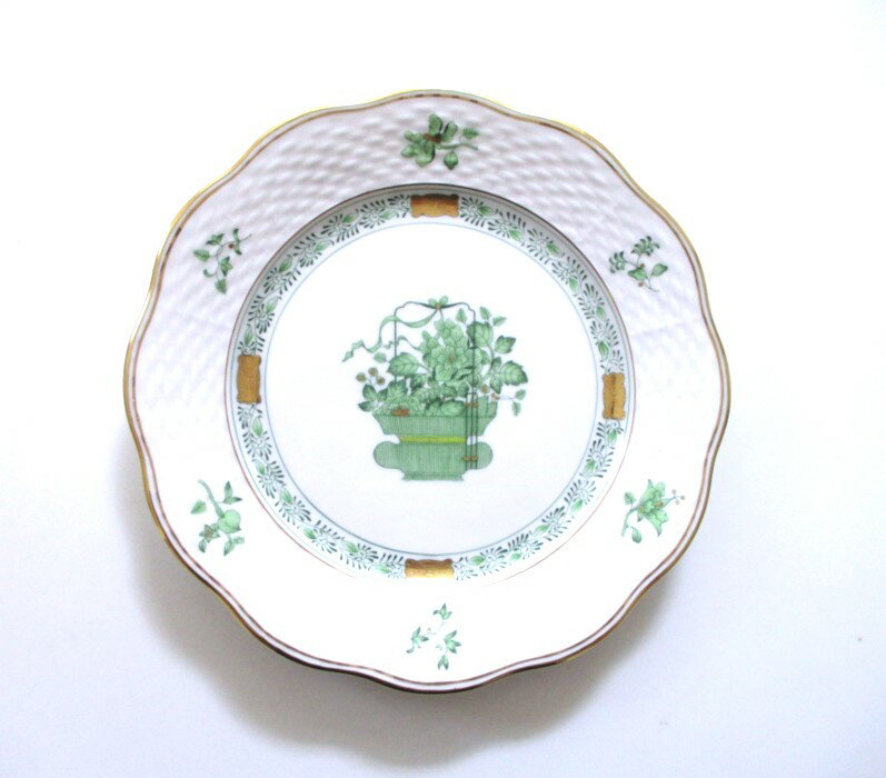 樂天商城 - ヘレンドHEREND　清の花籠CNV517 19センチプレート