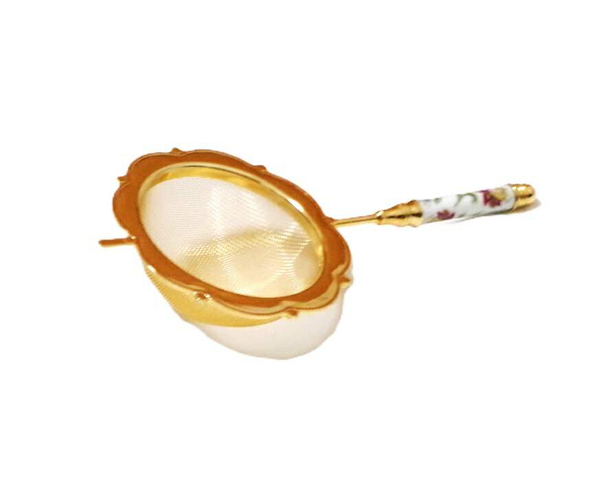 ミントンMINTON ハドンホール ティーストレーナー 金仕様　ゴールド　ステンレス製