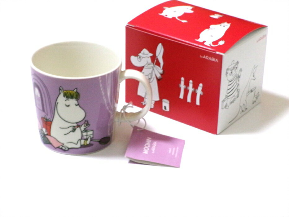 樂天商城 - ブランドボックス付属　アラビアARABIA ムーミン マグ 100722 フローレン ライラック【御結婚御祝・内祝・新築御祝・還暦御祝・御礼・寿・ギフト包装可能】