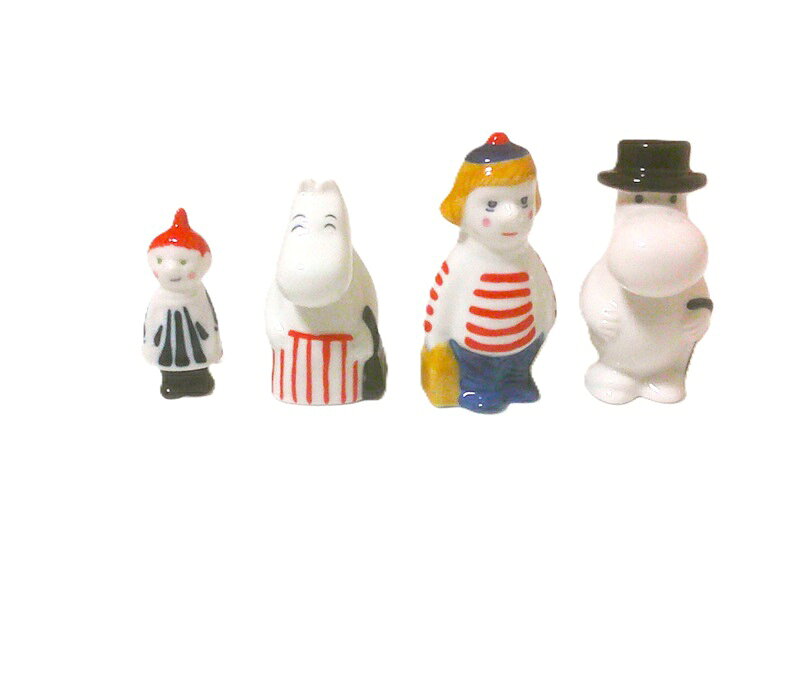 樂天商城 - アラビアARABIA　ムーミンミニフィギュア　ムーミンファミリー4体セット【置物　ギフト　お祝い　かわいい　おしゃれ　プレゼント】【御結婚御祝・内祝・新築御祝・還暦御祝・御礼・寿・ギフト包装可能】