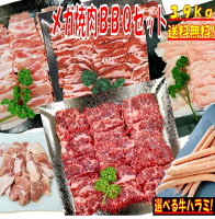 焼き肉 バーベキュー 食材 3.9kg BBQ 肉 焼肉セット 牛カルビ 牛バラ 牛ハラミ 豚...