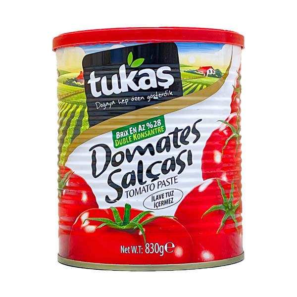 TUKAS トマトペースト トルコ産 830g×3缶　神戸スパイス,缶,Tomato Puree,トマトソース,トマト,材料,食材ソース,缶詰