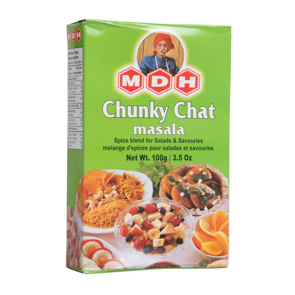 MDH チャットマサラ 100g 1箱,粉末,Chunky Chat Masala,チャットマサラ, ...