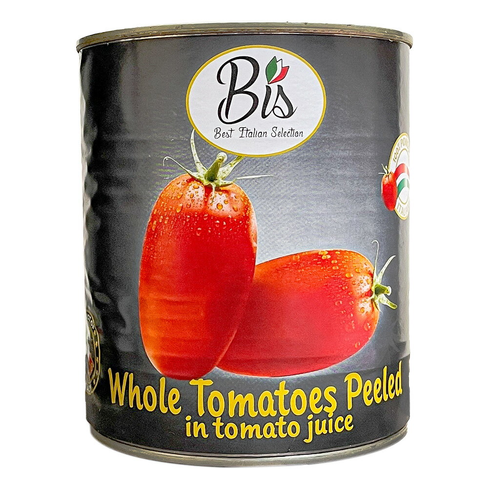 BIS ホールトマト 2550g×12缶 (2ケース)セットWhole Tomato イタリア産,業務用,神戸スパイス,ミートソース,仕入,卸,缶,Whole Tomato,トマトソース,トマト,缶詰,【送料無料】