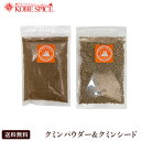 【送料無料】クミン セット パウダー & シード【各100g】【期間限定】Cumin Seeds,ジーラ,Jeela,孜然,まきん,うまぜり,原型,クミン,シード,馬芹,スパイス,調味料,業務用,神戸スパイス,仕入,ss