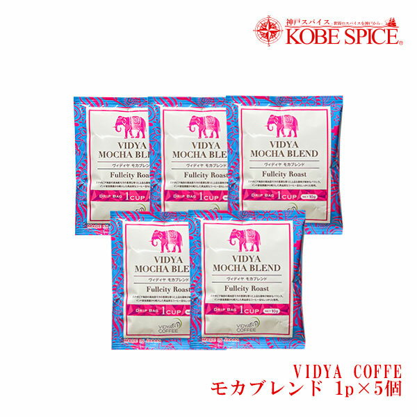 VIDYAコーヒー モカブレンド 10g×5包 神戸スパイス メール便 送料無料ss